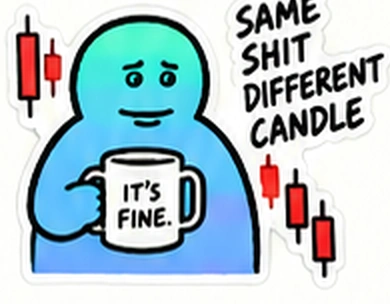 Same shit, different candle. The Solana friend drinks coffee.